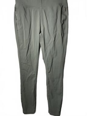 Toad&Co Legging Pants Women's Size 2 Green Moto Crop Outdoor